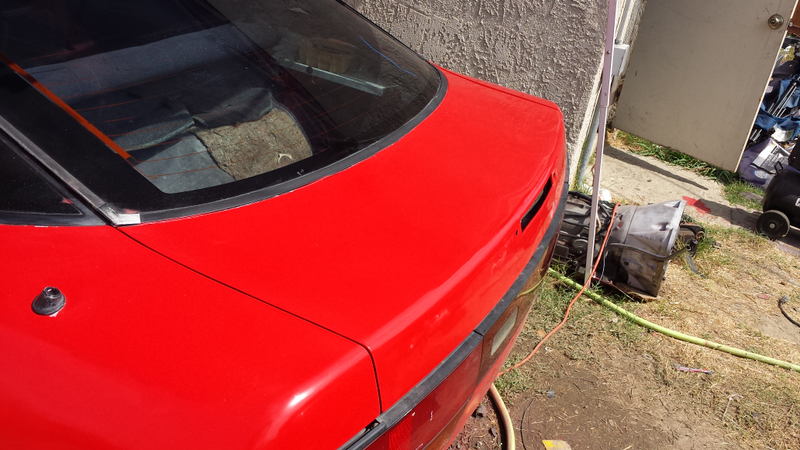 Illustration for article titled We Did a Backyard Paint Job on the Craigslist Project 240sx